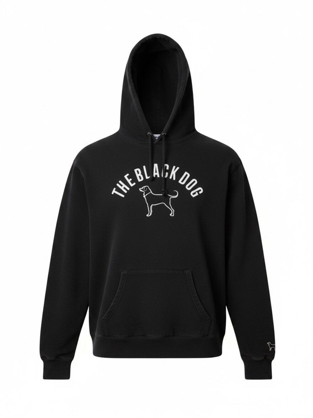 The Black Dog Classic Collection Men Black Pullover Graphic Hoodie Size XL